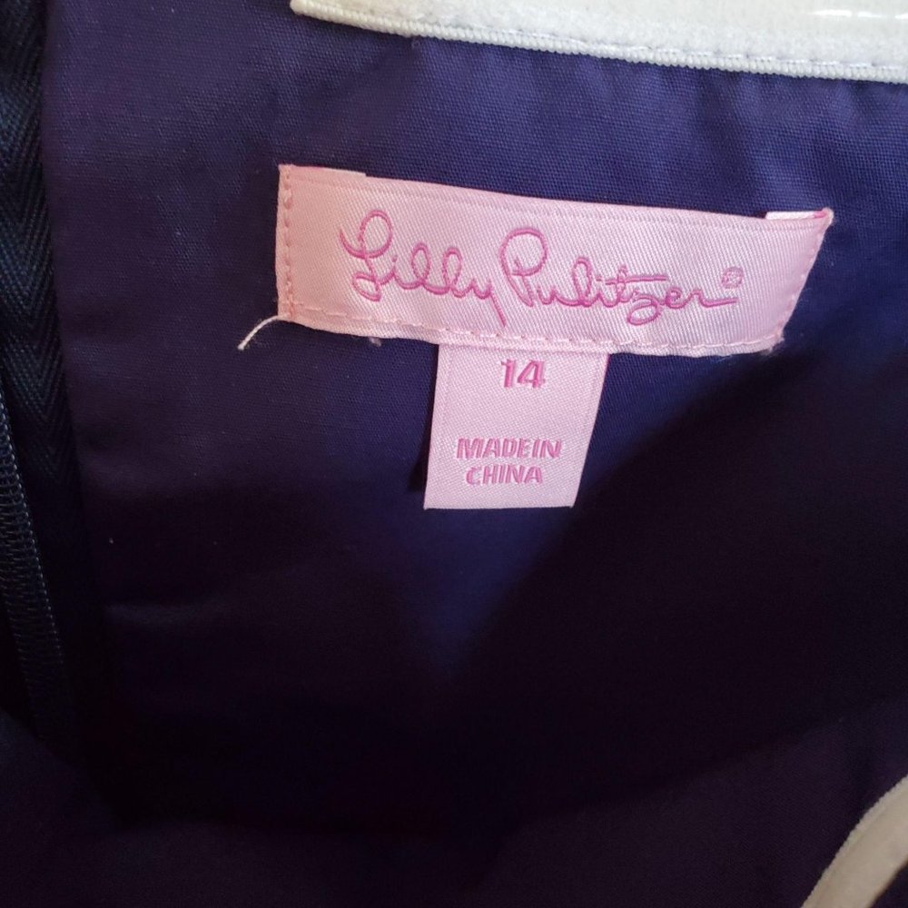 LILY PULITZER  CHERRY MINE  PLUS SIZE STRAPLESS COCKTAIL DRESS 14 - Picture 3 of 6